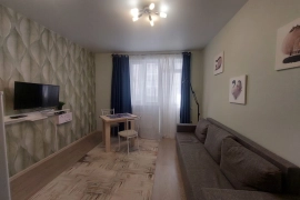 Студия СМР ул. Заполярная 10/16 м/к  24 м  ремонт, мебель 3300000 р
